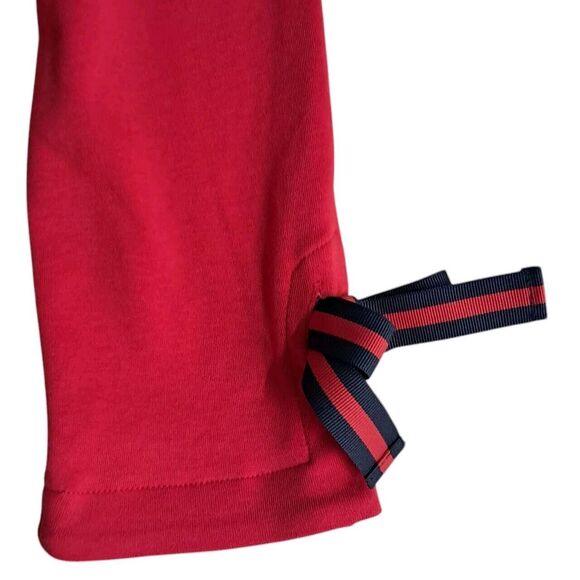 NWT Talbots Dress Red Bow 3/4 Sleeve Sheath Classic Preppy Women's Small - Picture 6 of 10